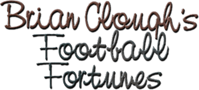 Brian Clough's Football Fortunes logo for Commodore 64